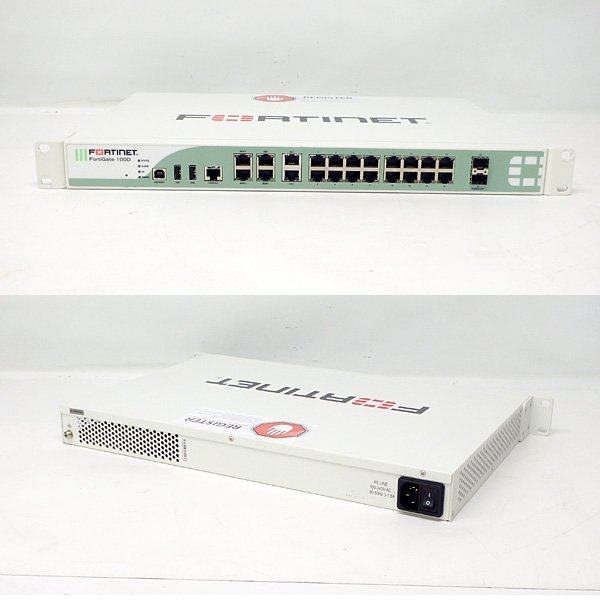 ＃Fortinet/フォーティネット FortiGate-100D (FG-100D) ファイアウォール 初期化済み No.2_画像2