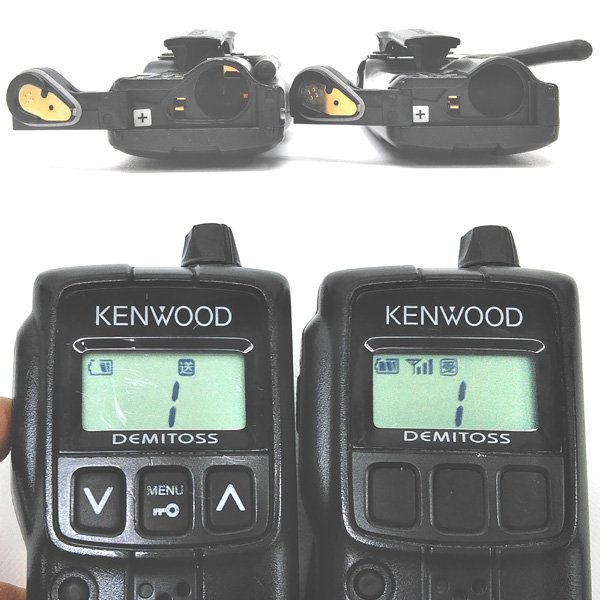 ☆KENWOOD 特定小電力トランシーバー＋イヤホンマイク2台セット UBZ-EA20R 【ブラック】【送料全国一律520円】【訳あり】_画像7