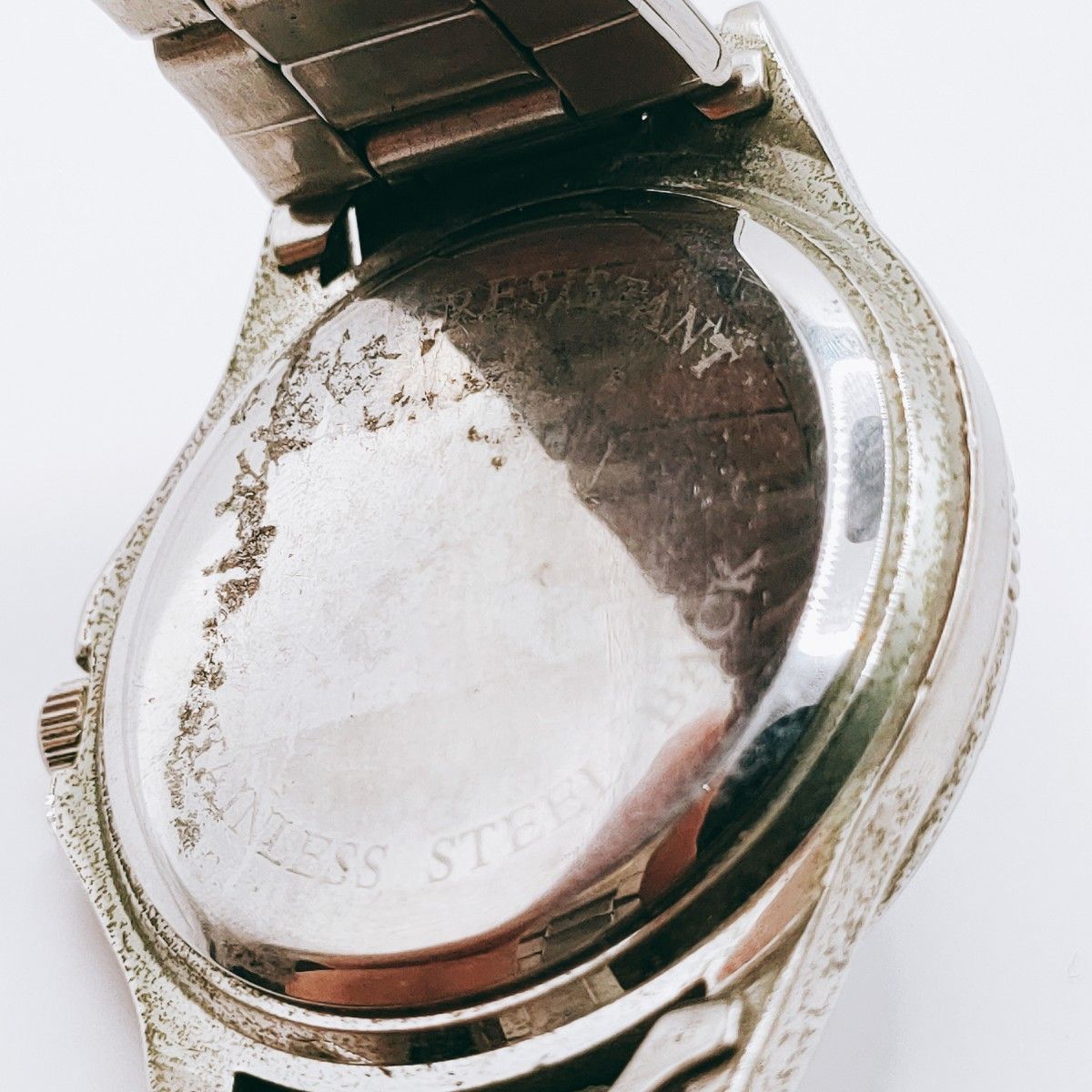 #8 Polaris ポラリス 腕時計 クウォーツ 3針 白文字盤 シルバー基調  アクセサリー ヴィンテージ アンティーク