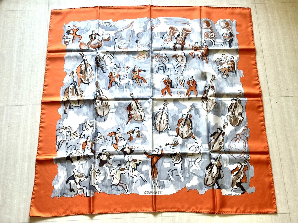 エルメス HERMES カレ 90 CONCERTO コンチェルト 奏曲 スカーフ エルメス HERMES カレ 90 CONCERTO コンチェルト 奏曲 スカーフ