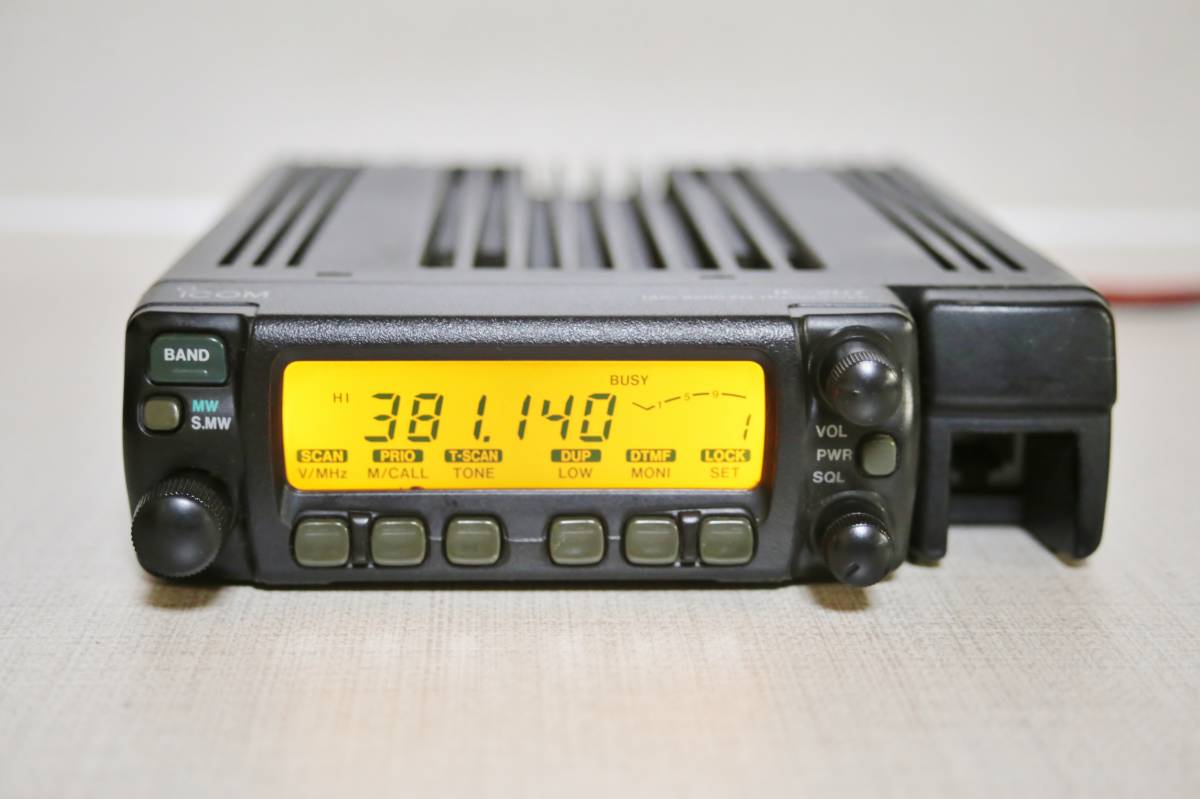 アイコム IC-207 144/430MHz デュアルバンド 20W 無線機 受信改造済み 
