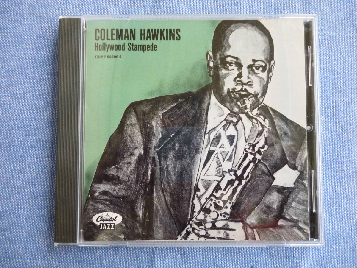 Hollywood Stampede／Coleman Hawkins　コールマン・ホーキンス　CD　スイング　ジャズ　ビバップ　16曲入り　輸入盤　1945　Capitol_画像1
