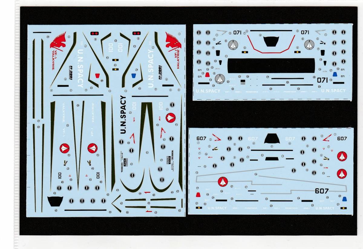 1/144バルキリーデカールセット(ロールアウト記念モデル,VT-1,VE-1)_画像4