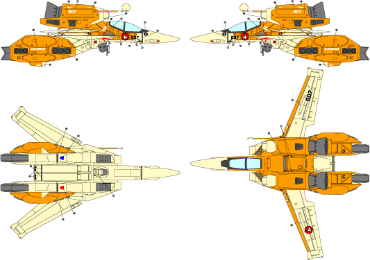 1/144バルキリーデカールセット(ロールアウト記念モデル,VT-1,VE-1)_画像2