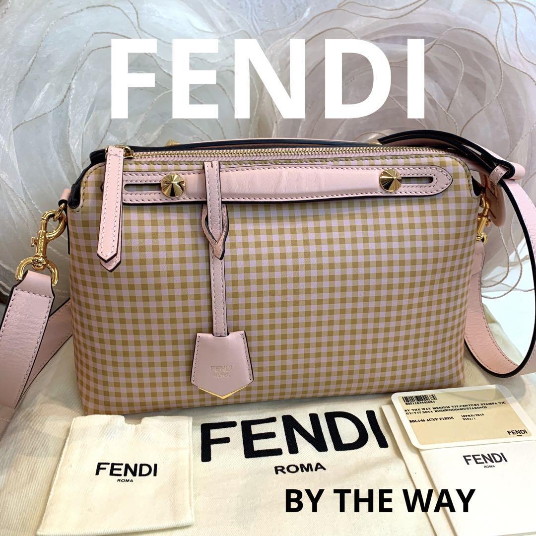 ☆未使用品☆FENDI バイザウェイ ミディアム 2WAYバッグ チェック柄