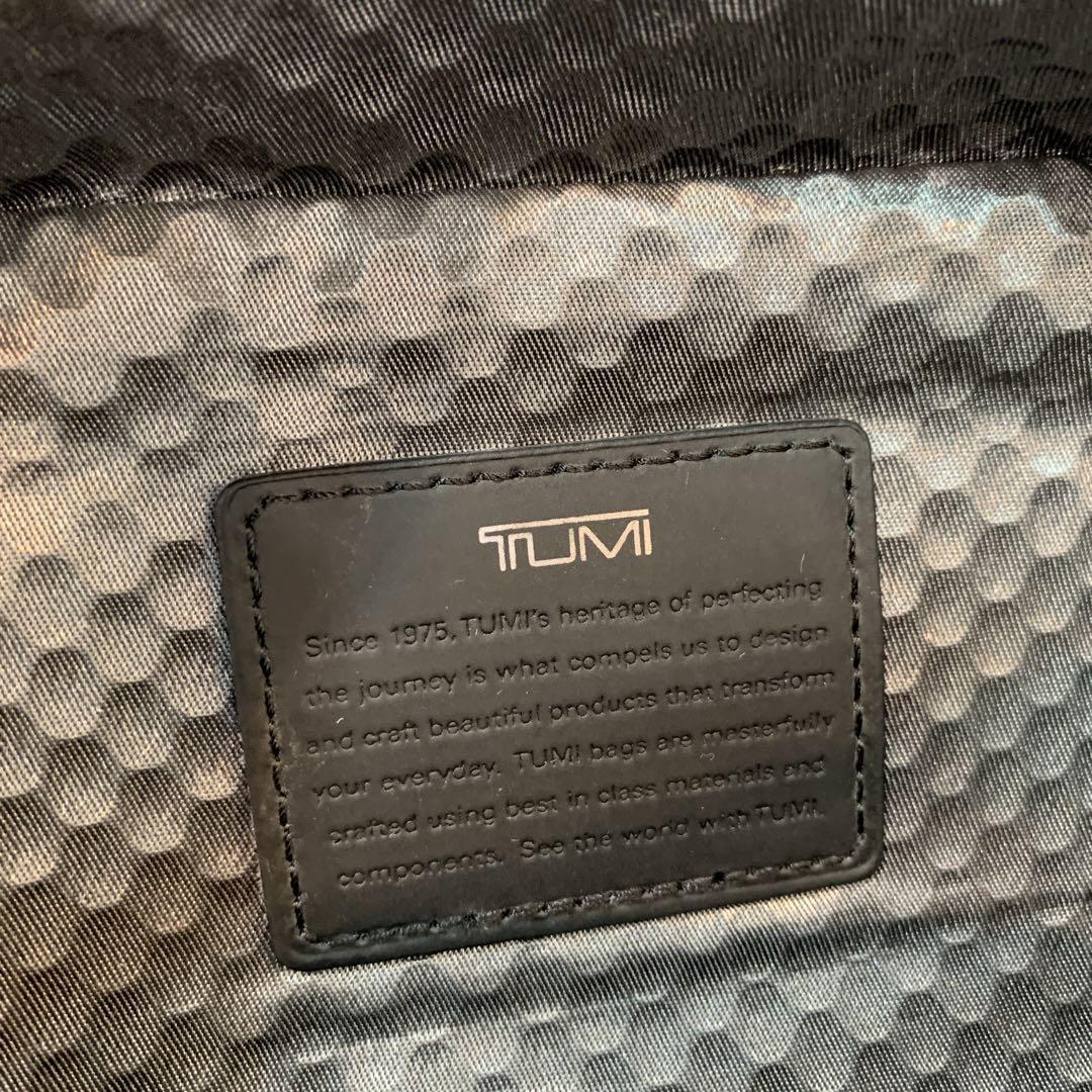 ☆美品☆TUMI アルファブラボー ウエストポーチ ボディバッグ ブラック_画像9