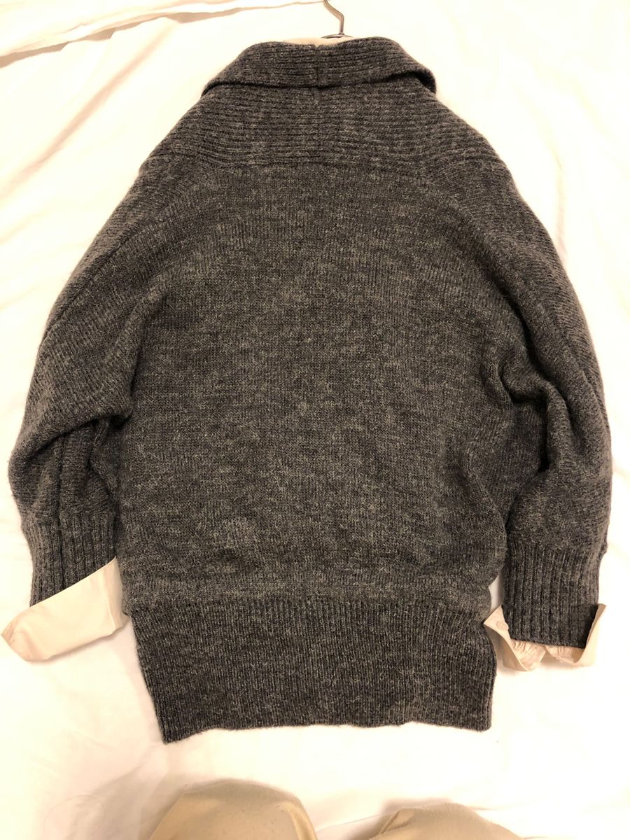 美品 ストロベリーフィールズ ニット地 革ベルト付き エレガント ワンピース 美品 ストロベリーフィールズ ニット地 革ベルト付き エレガント ワンピース