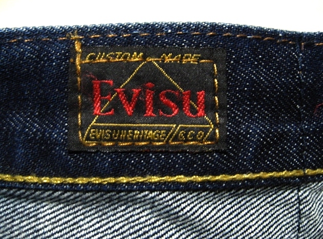 EVISU エビス 青カモメ w40 (104x66位) エヴィス No.3デニム 濃紺_画像7