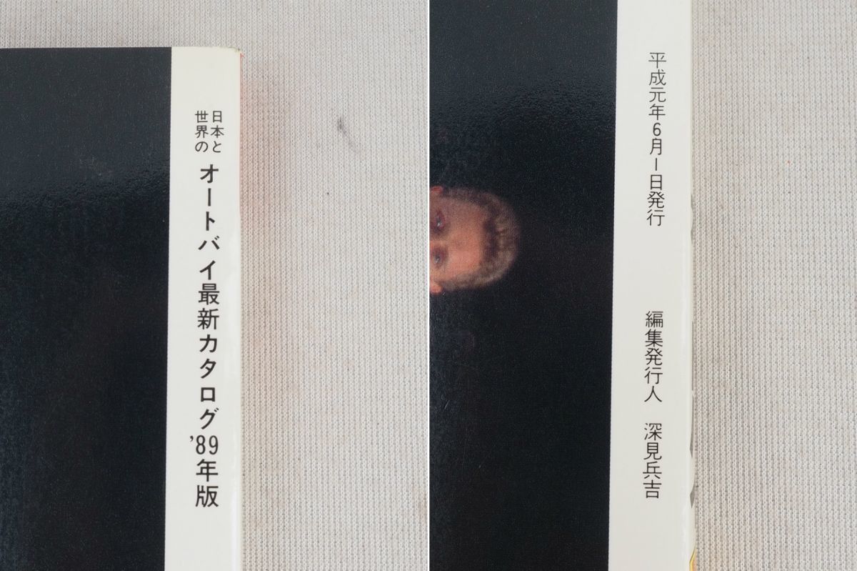 5T231002 日本版 日本と世界のオートバイカタログ 89年版 平成元年6月発行 成美堂出版 (送料:全国一律370円)_画像4
