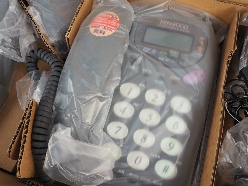 6N231204　デッドストック品 KENWOOD IS-W767 CORDLESS MESSAGE TELEPHONE 電話機 長期保管品/ジャンク_画像4