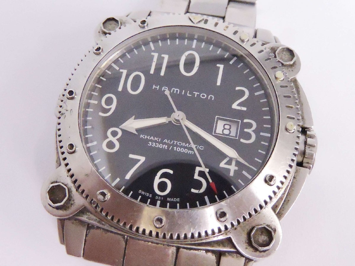 HAMILTON ハミルトン ビロウゼロ デイト H785150 自動巻 メンズ腕時計 ブレス部品欠品