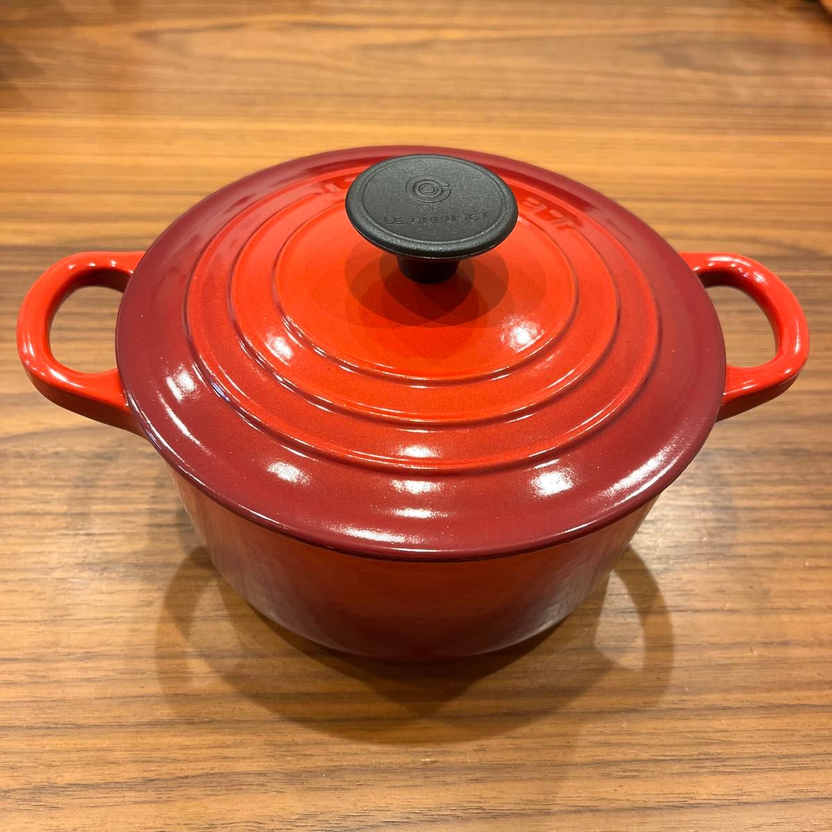 【in】LE CREUSET オレンジ 鍋 未使用品 16cm Le Creuset 【並行輸入品】 ル・クルーゼ ルクルーゼ 両手鍋