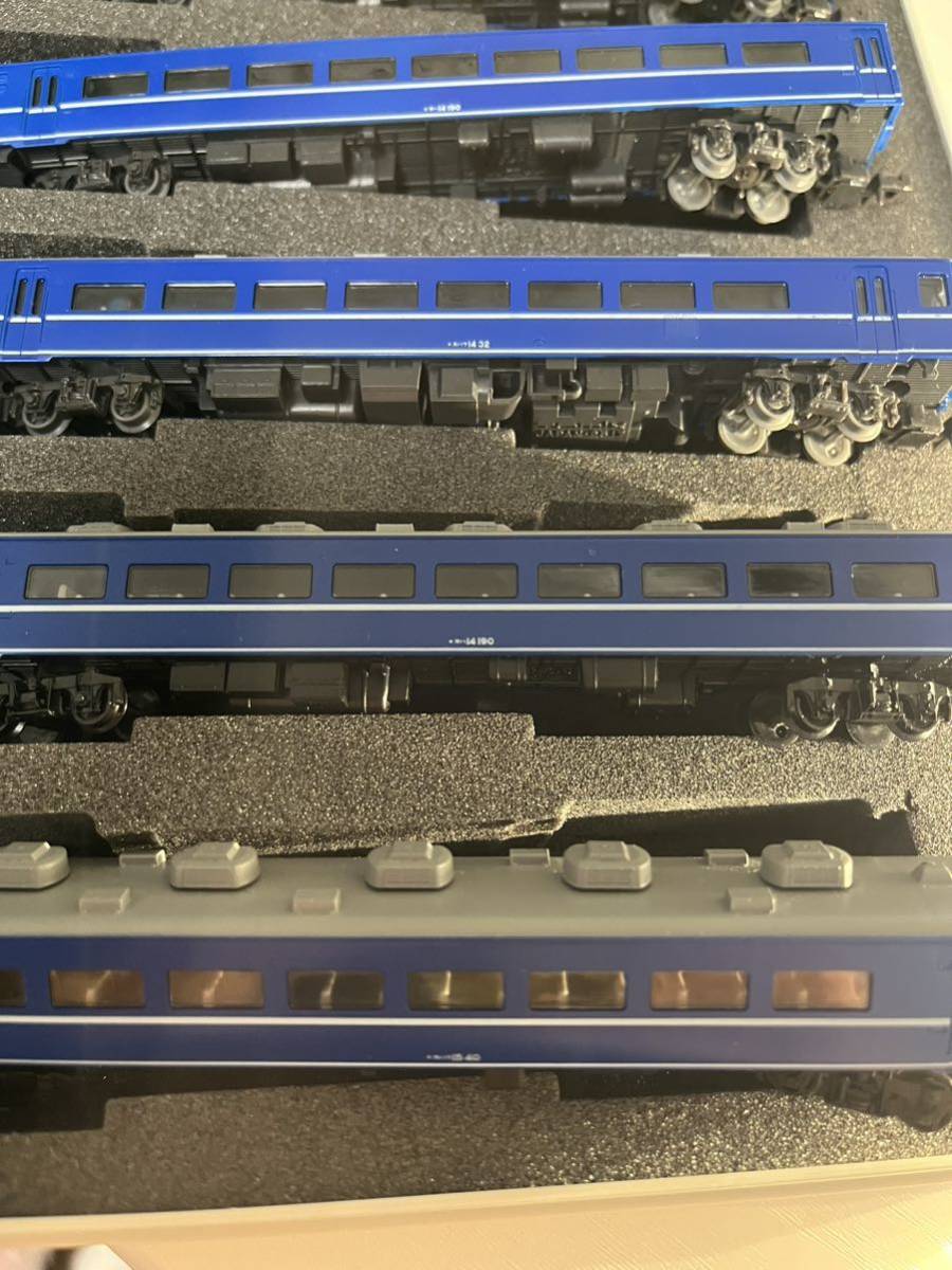TOMIX 14系客車 Nゲージ　非点灯仕様　テールランプ、室内灯　7両セット_画像7