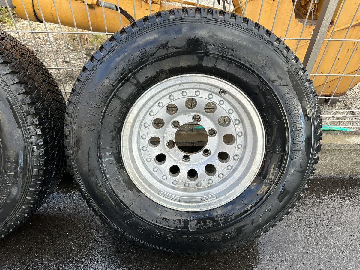 ランクル60 ランクル70 78プラド タイヤホイールセット　265/70R15 15インチ　6穴　7J スタッドレス　スタッドレスタイヤ ランクル　_画像2