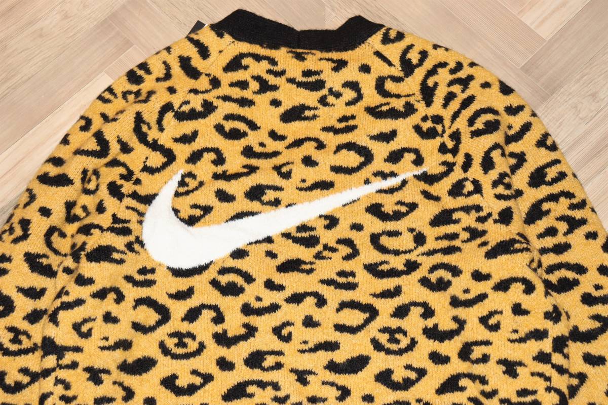  free shipping special price prompt decision [ unused ] NIKE * NSWsa-ka Leopard cardigan (M) * Nike DV9905-725 BIG SWOOSH Circa collection 