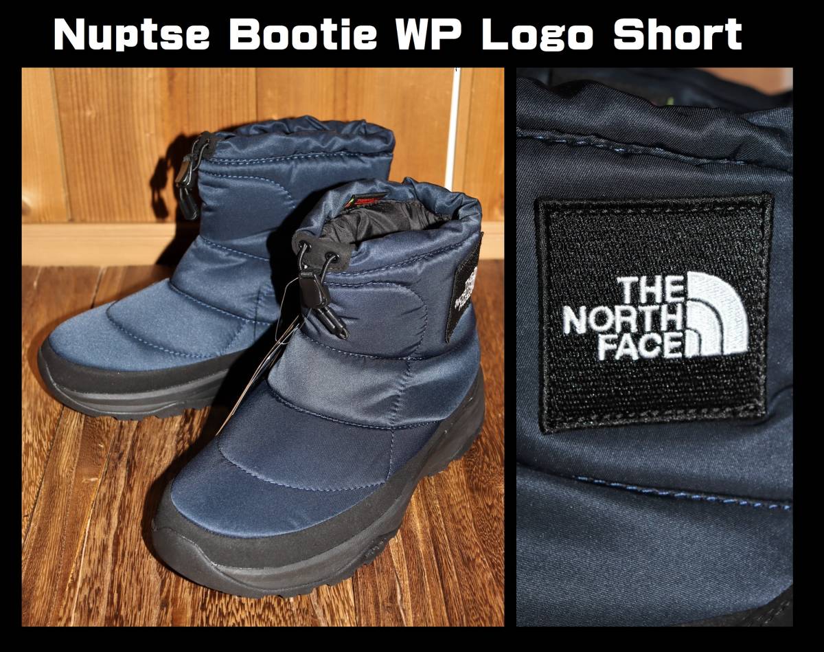 送料無料 即決 【未使用】 THE NORTH FACE ★ Nuptse Bootie WP Logo Short (US8/26cm) ★ ノースフェイス ヌプシ ブーツ ロゴ NF52076 NV_画像1