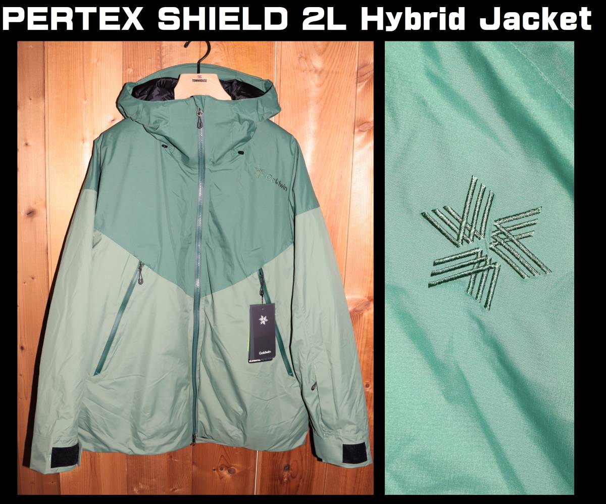 送料無料 特価即決【未使用】 GOLDWIN ★ PERTEX SHIELD 2L Hybrid Jacket ダウンジャケット (XL) ★ ゴールドウイン G12302 スキー_画像1