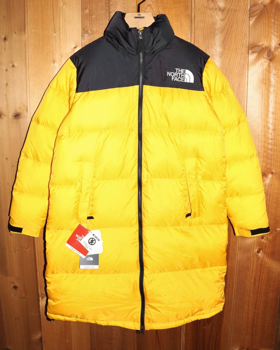 送料無料 特価即決【未使用】 THE NORTH FACE ★ LONG NUPTSE COAT (Sサイズ) ★ ノースフェイス ヌプシ ロング ダウン NDW91951