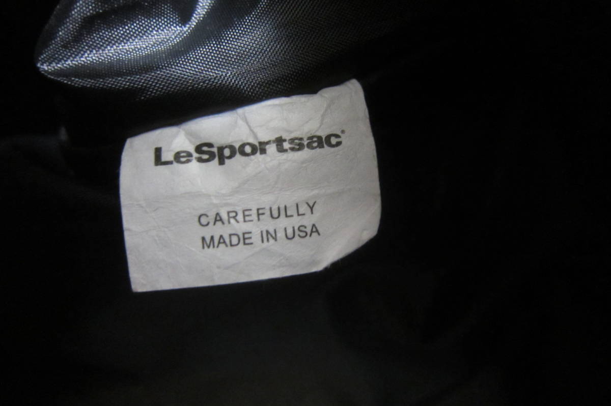 バッグ2個セット LeSportsac レスポートサック ショルダーバッグ ボストンバッグ 黒 紺系花柄 O2312E_画像5