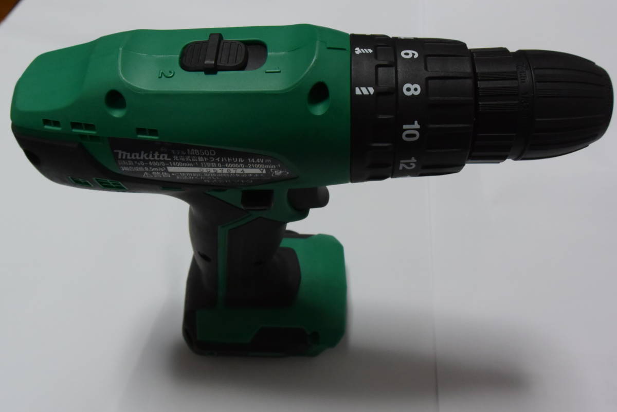 未使用 マキタ makita 　M850D 14.4V　 充電式ドライバー のみ 　 室内保管品_画像3