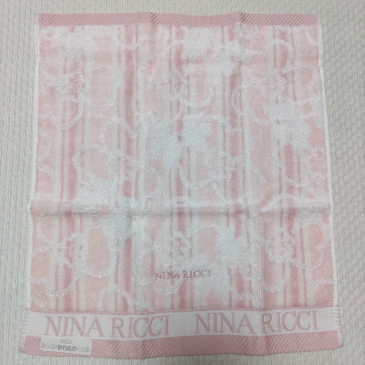 ◆【新品未使用】NINA RICCI ニナリッチ ふっくら やわらか タオル 2枚セット ピンク イエロー