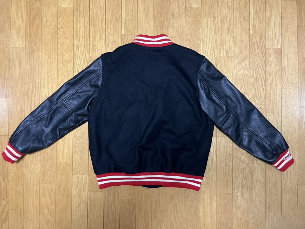 Mitchell&ness ミッチェルアンドネス スタジャン M 袖レザー Mitchell&ness ミッチェルアンドネス スタジャン M 袖レザー