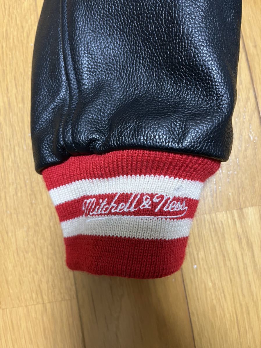 Mitchell&ness ミッチェルアンドネス スタジャン M 袖レザー Mitchell&ness ミッチェルアンドネス スタジャン M 袖レザー