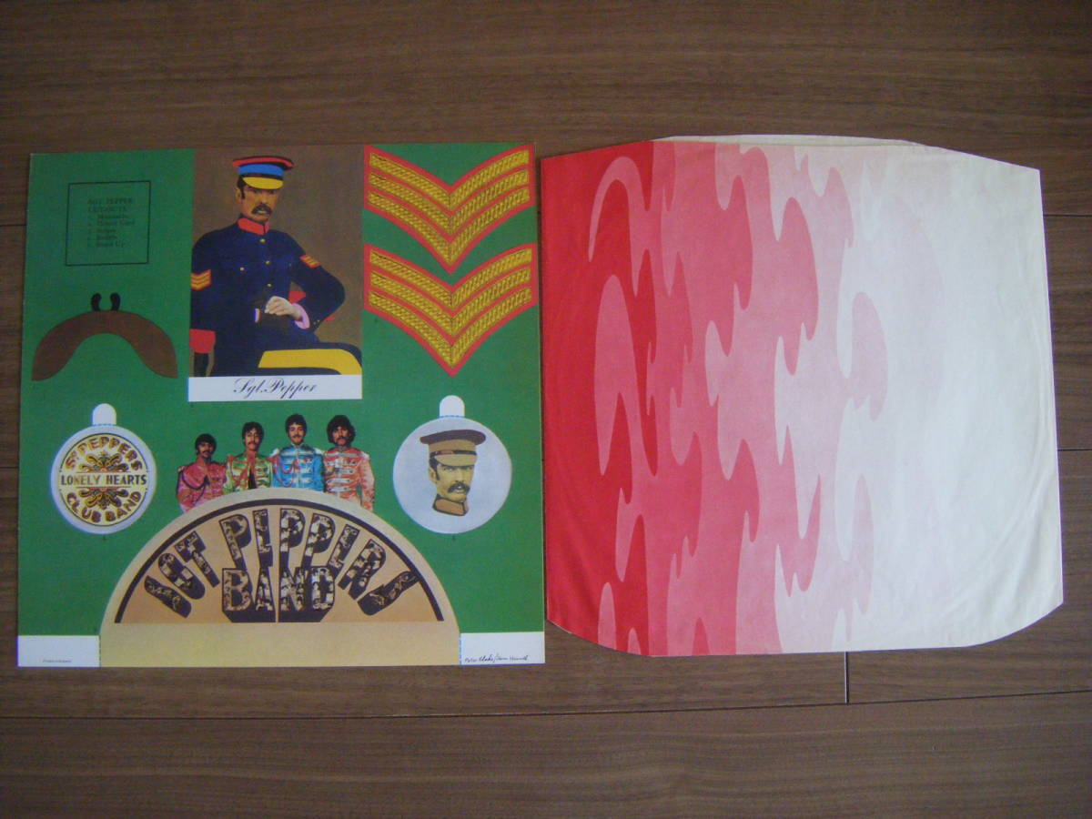 ★[英原盤] The Beatles/Sgt. Pepper's Lonely Hearts Club Band MONO良好完品/Yellow Parlofone,KT刻印/Insert＆Inner/ビートルズ_画像10