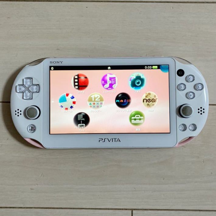 SONY PSVITA PCH-2000 ZA25 1GB 本体 wifiモデル 動作品 初期化 ソニー ピーエス ビータ ヴィータ プレイステーション プレステ 送料無料_画像1