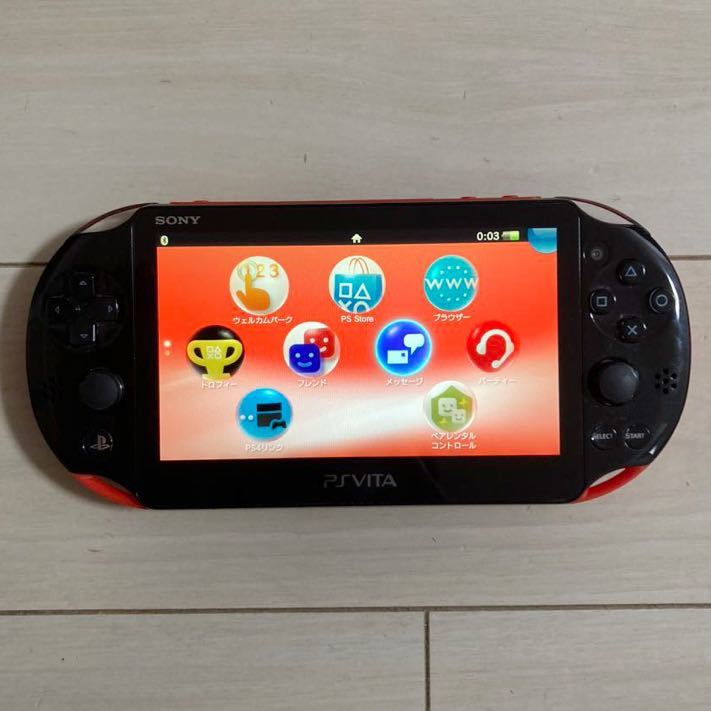 SONY PSVITA PCH-2000 ZA26 1GB 本体 wifiモデル 初期化 動作品 ソニー ピーエス ビータ ヴィータ PlayStation プレステ PS 送料無料_画像1