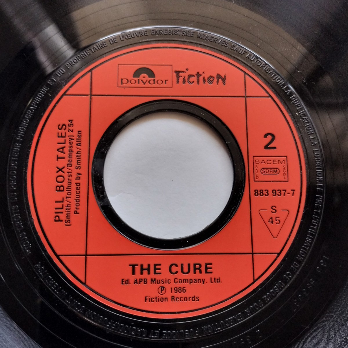 ◆The Cure-Boys Don't Cry (New Voice/New Mix) 7 (FRA/1986) Post Punk/New Wave/Punk/Powerpop/Guiterpop/ネオアコ_画像4