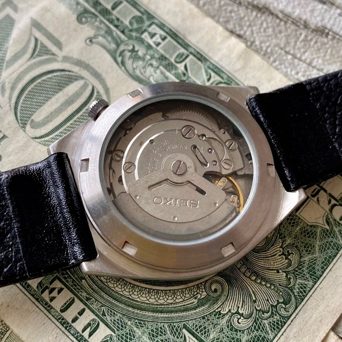 【レトロな色合い】セイコー5 メンズ腕時計 グレー 自動巻き ヴィンテージ