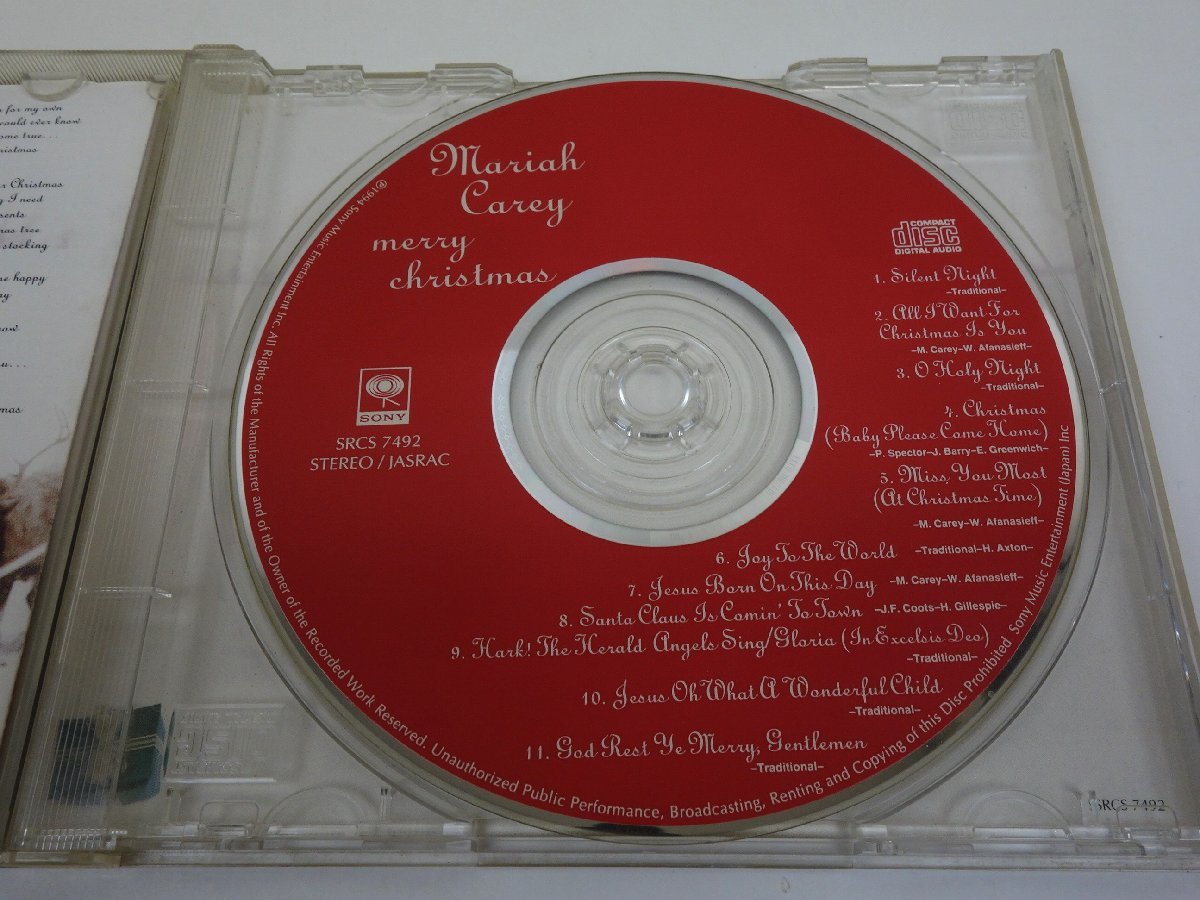 CD MARIAH CAREY マライア・キャリー MERRY CHRISTMAS メリー・クリスマス SRCS-7492_画像5