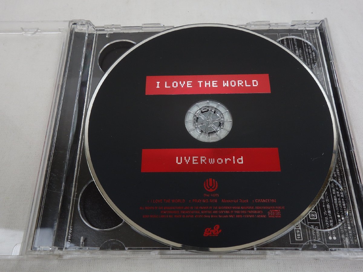 CD＋DVD 2枚組 UVERworld I LOVE THE WORLD SRCL-8895～6_画像4