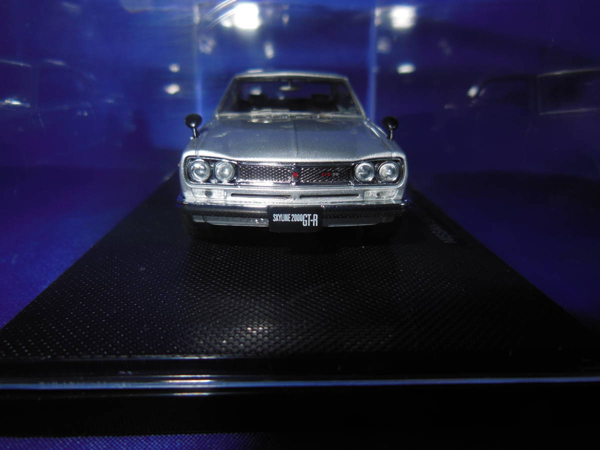 1/43　黒箱　日産　ハコスカ　KPGC10　スカイライン　2000　GT-R　ワタナベ仕様　ALLOY WHEEL　ハイクオリティver.　シルバー　EBBRO_画像3