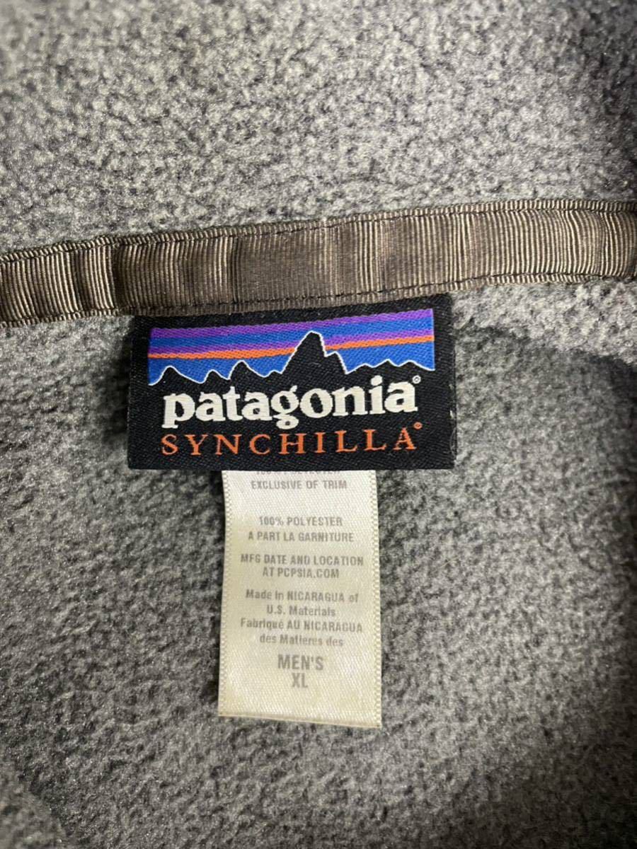 patagonia パタゴニア メンズ　グレー　フリースジャケット アウター　上着　_画像3