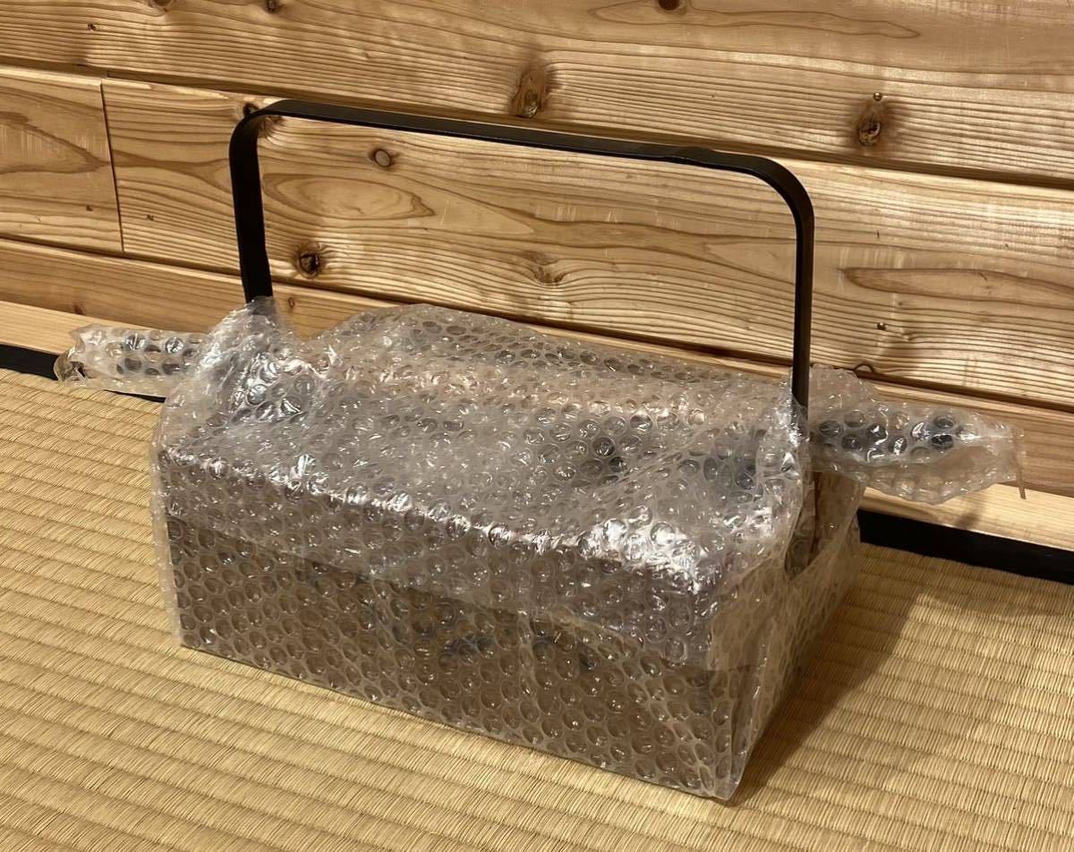 茶道具『煙草盆一式 「桑透かし莨盆+煙管(キセル)1双+竹灰吹+ 茶道具『煙草盆一式 「桑透かし莨盆+煙管(キセル)1双+竹灰吹+