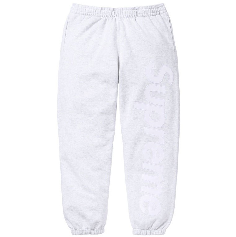 Supreme シュプリーム Satin Applique Sweatpant 2023fw XL サイズ 新品 正規品 アップリケ ロゴドン スウェット パンツ ロゴ Logo _画像4