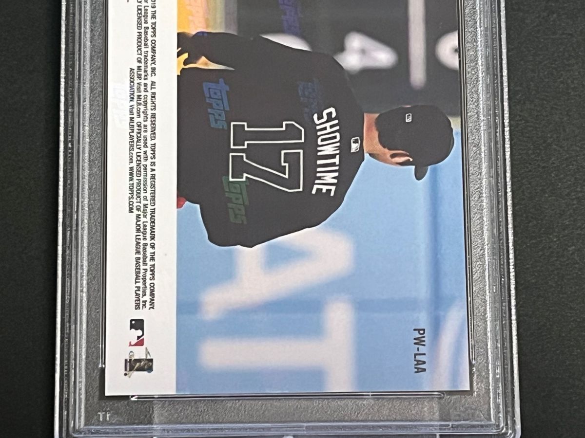 【PSA10 & 激レア】PSA専用袋入!大谷翔平ニックネームユニフォームカード 2019 Topps now  #PW-LAA 