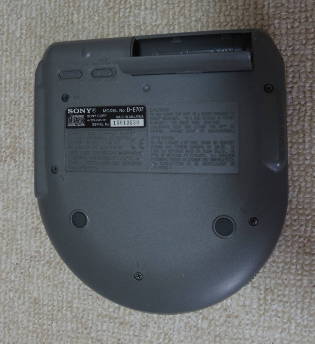 SONY ソニー CDウォークマン D-E707 動作確認 SONY ソニー CDウォークマン D-E707 動作確認