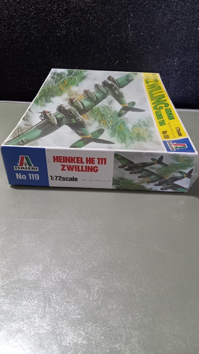 【未組立】イタレリ/1/72/HE-111 Z-1 ZWILLING/ドイツ空軍グライダー曳航機ハインケルHe-111 Z-1ツヴィリング_画像3