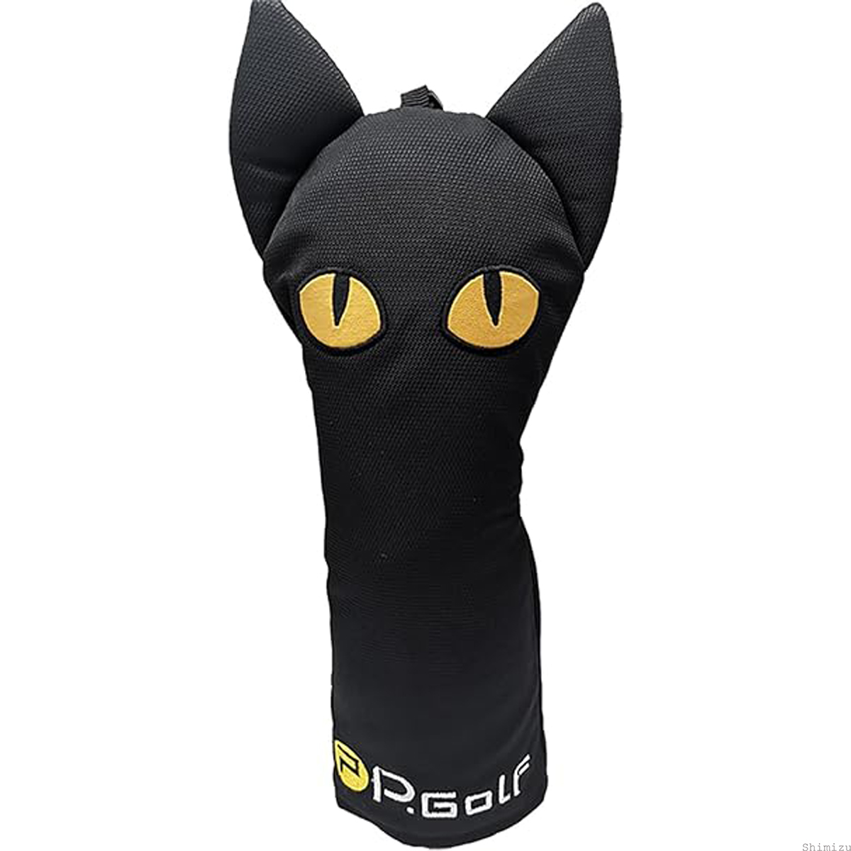 黒猫 ゴルフ ヘッドカバー DR用 ウッド用 ドライバー用 目立つ おしゃれ キュート デザイン 人気 プレゼント 贈り物 コンペ 景品