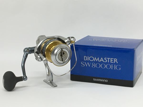 K10-212-1203-123【中古】シマノ(SHIMANO) 13 バイオマスター(BIOMASTER) -SW 8000HG スピニングリール/商品コード(03161)_画像1