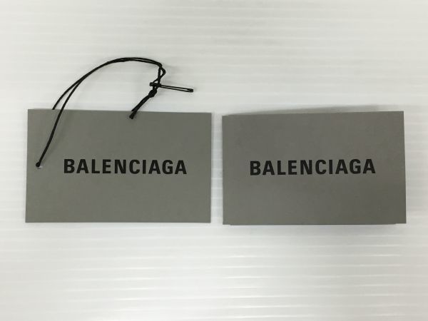 K18-961-1225-169^[ б/у / прекрасный товар ]BALENCIAGA( Balenciaga ) 339937 темно-синий небольшая сумочка Logo рисунок парусина кожа сумка на плечо 