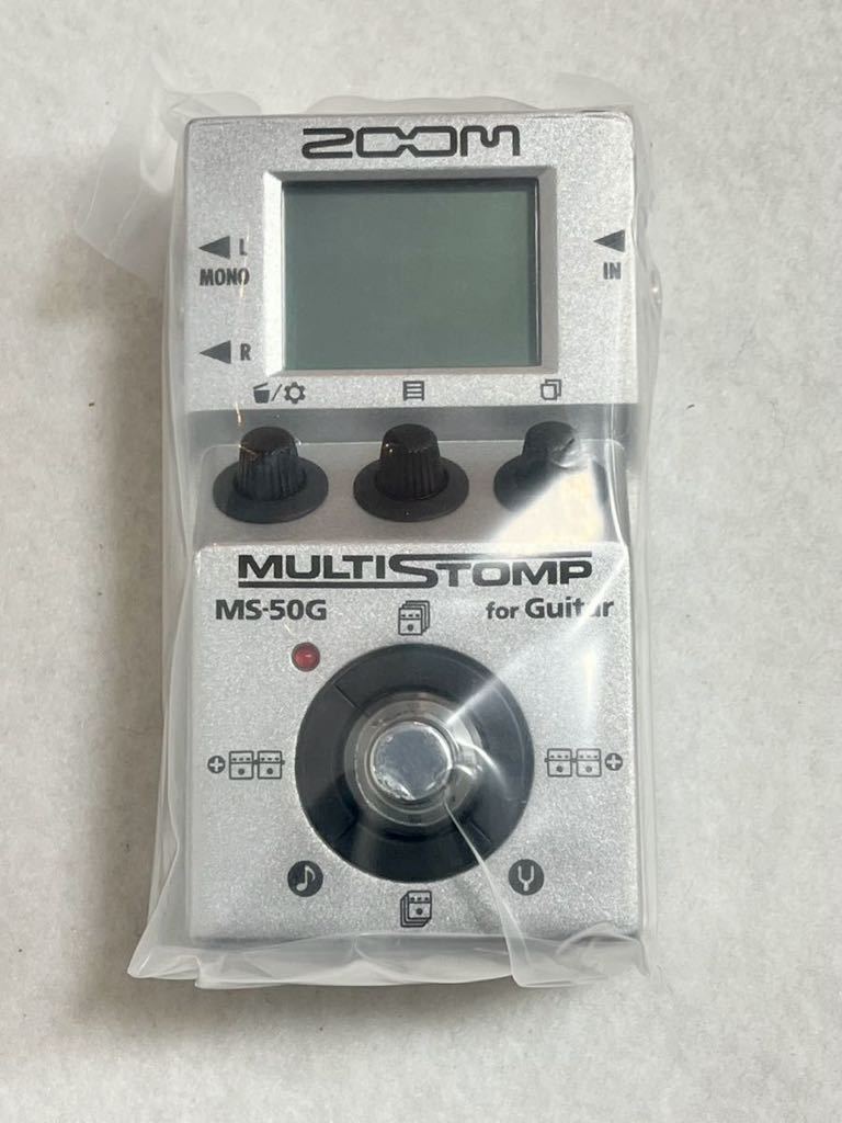 ●【未使用品】ズーム ZOOM マルチ ストンプ MS-50G MULTI STOMP ギター用 マルチエフェクター エフェクター 20-14_画像2