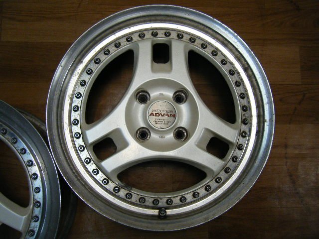 IB-033 YOKOHAMA SUPER ADVAN 17×7J 4H-114.3 +32 (2本) ヨコハマ スーパー アドバン 4穴 送料は全国一律3300円 離島を除く_画像2