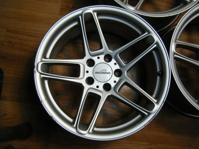 IB-044 AC SCHNITZER シュニッツァー 18×8.5J 5H-120 +15 (4本) RONAL 送料は全国一律6600円 離島を除く_画像5