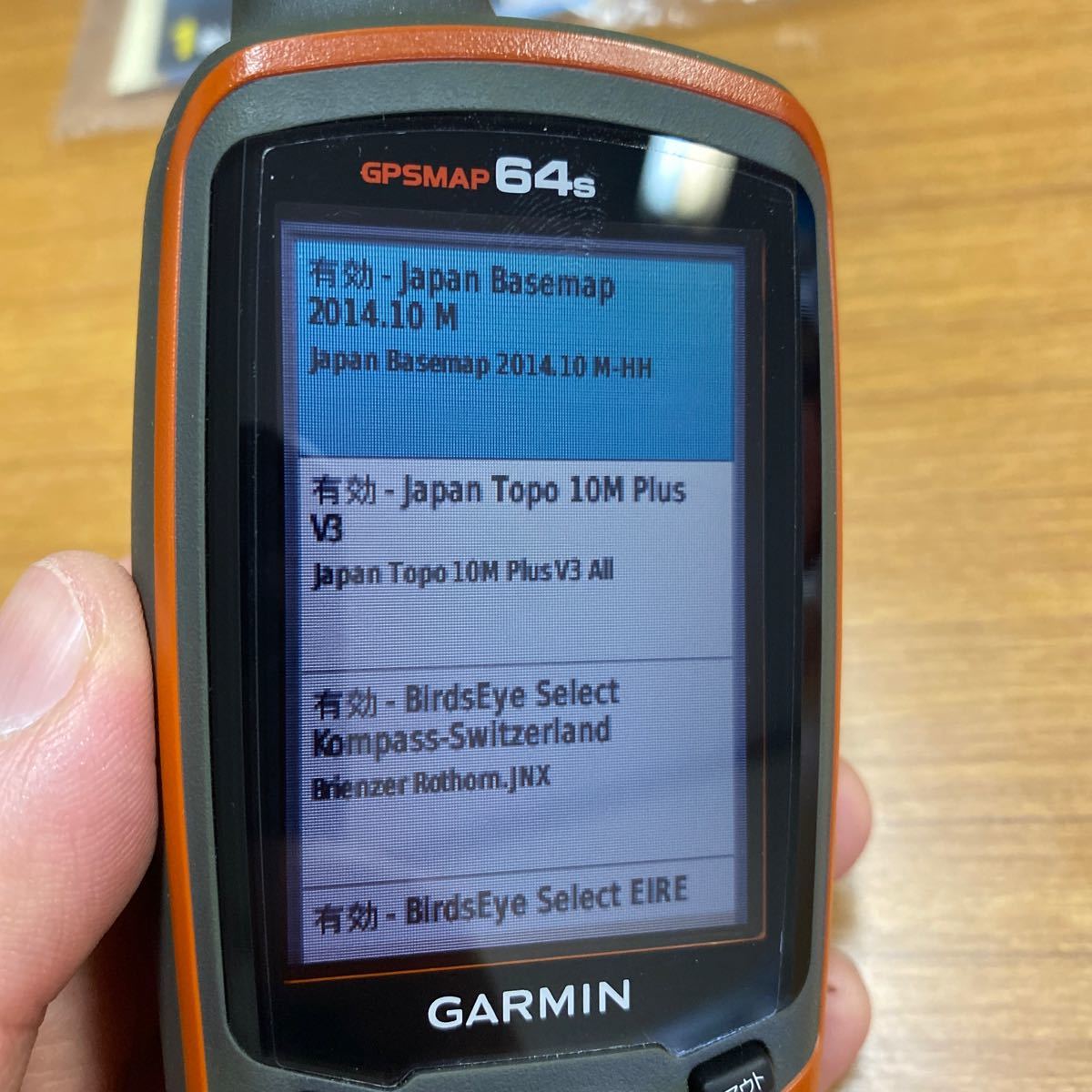 101 GARMIN GPSMAP 64SJ ハンディGPS 専用バッテリー搭載 ACアダプター付き [20231226]_画像8