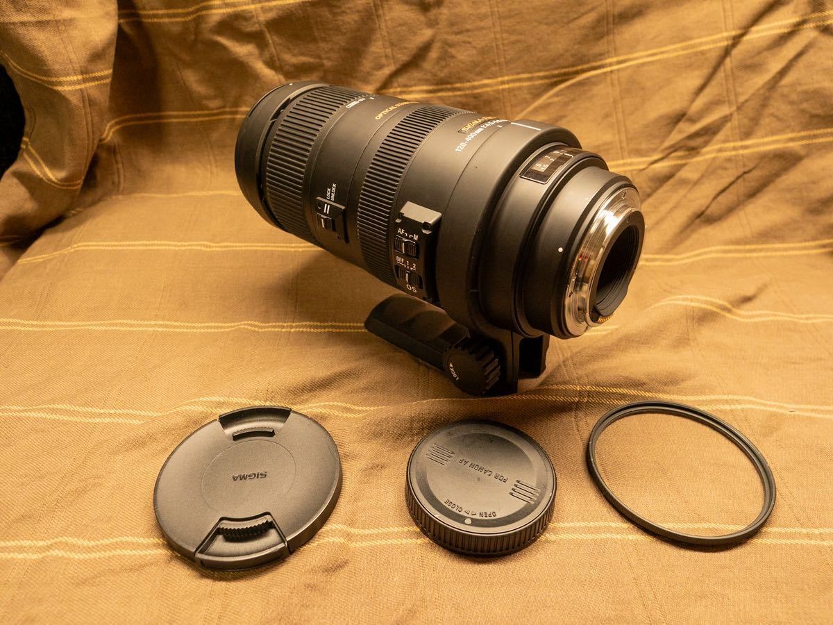 シグマ 120-400mm APO DG OSと1.５×テレコン　中古_画像3