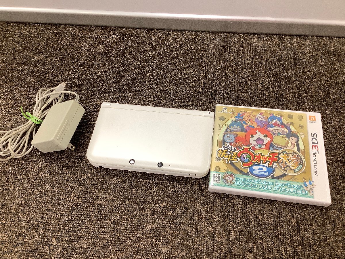 3DS LL　任天堂　Nintendo SPR-S-JPN-C0 ホワイト ニンテンドー ゲーム機器　DS　妖怪ウォッチ_画像8